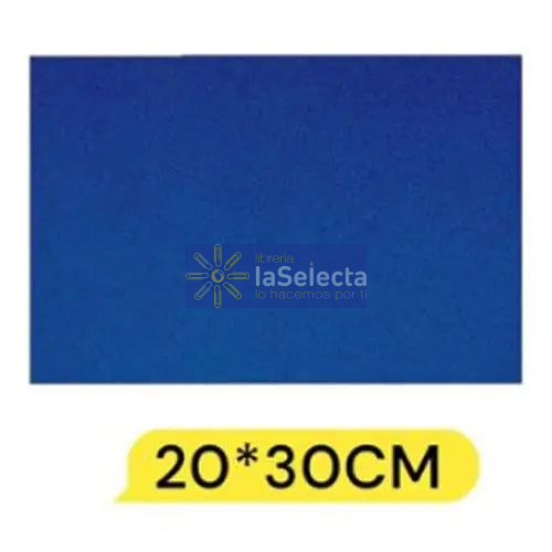 GOMA EVA LISA 20X30 CM 2MM AZUL IMPORTADO